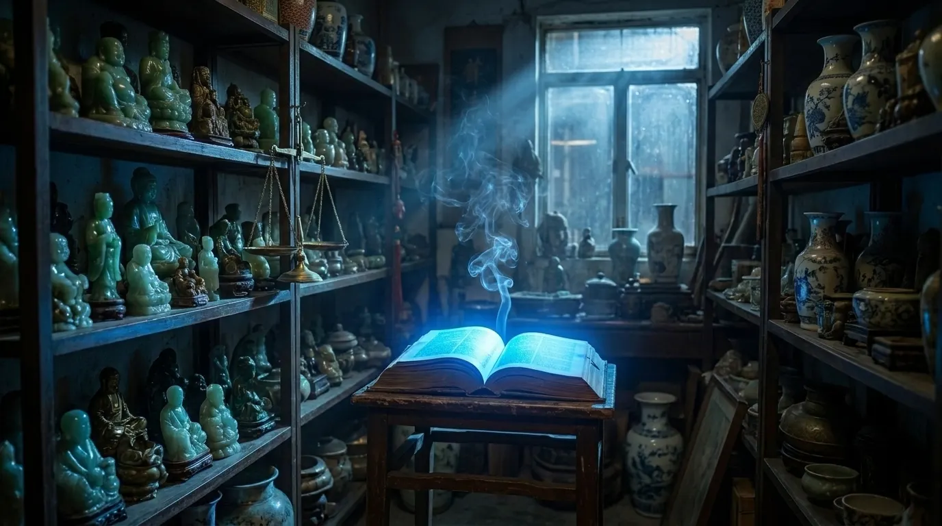 The Antique Shop, studio artwork