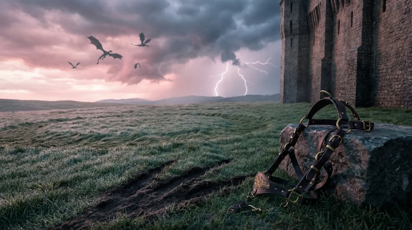 The Flight Field, studio artwork for Fourth Wing (The Empyrean)